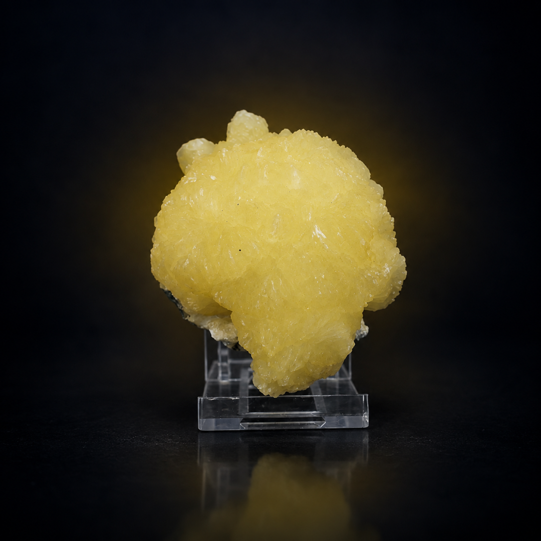 Yellow Stilbite with Heulandite – Natural Mineral Specimen