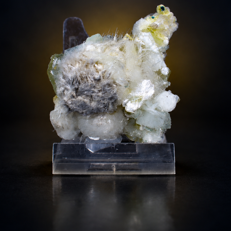 Apophyllite Tabular Crystal Group with Heulandite and Okenite | 90 g | 9 × 6 × 7 cm