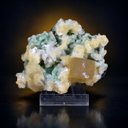 Natural Stilbite with Calcite Mineral Specimen – 120g