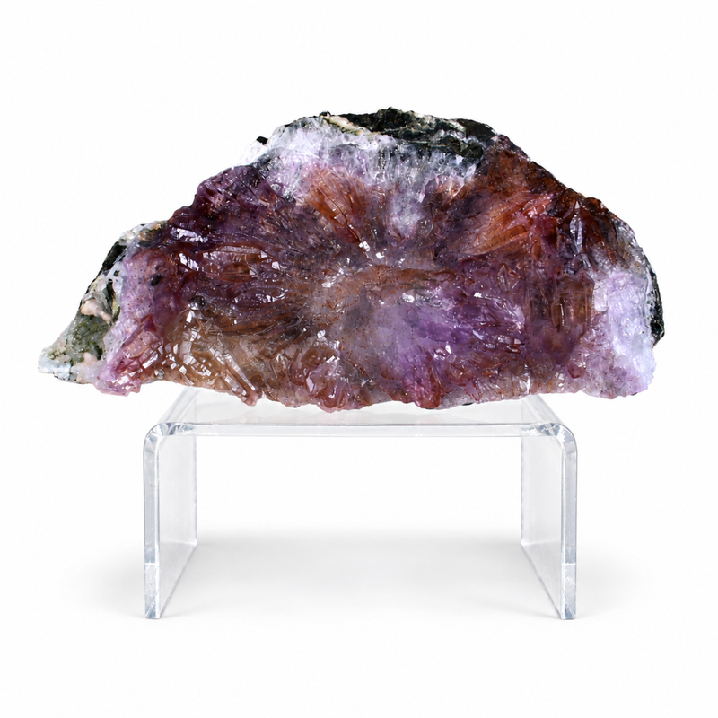 Natural Red Amethyst Crystal Specimen – 300g