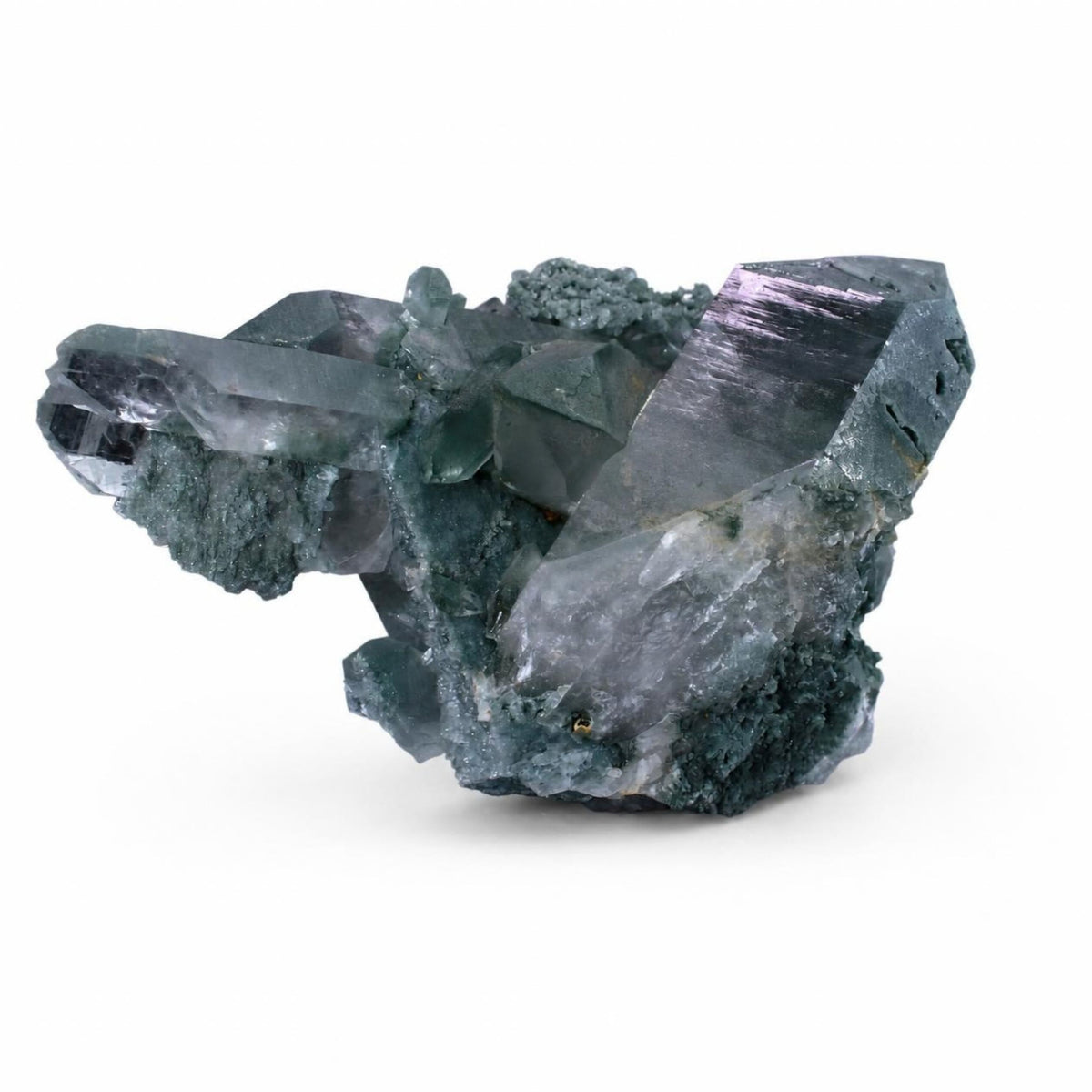 Natural Green Himalayan Quartz Mineral Specimen 19 × 15 × 9 cm 1960 g