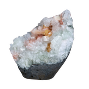 Natural Apophyllite with Heulandite &amp; Calcite Matrix