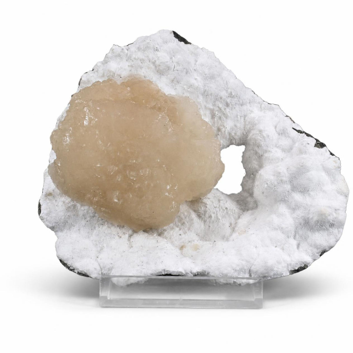 Mordenite with Stilbite · 475 g · 14 × 12 × 6 cm