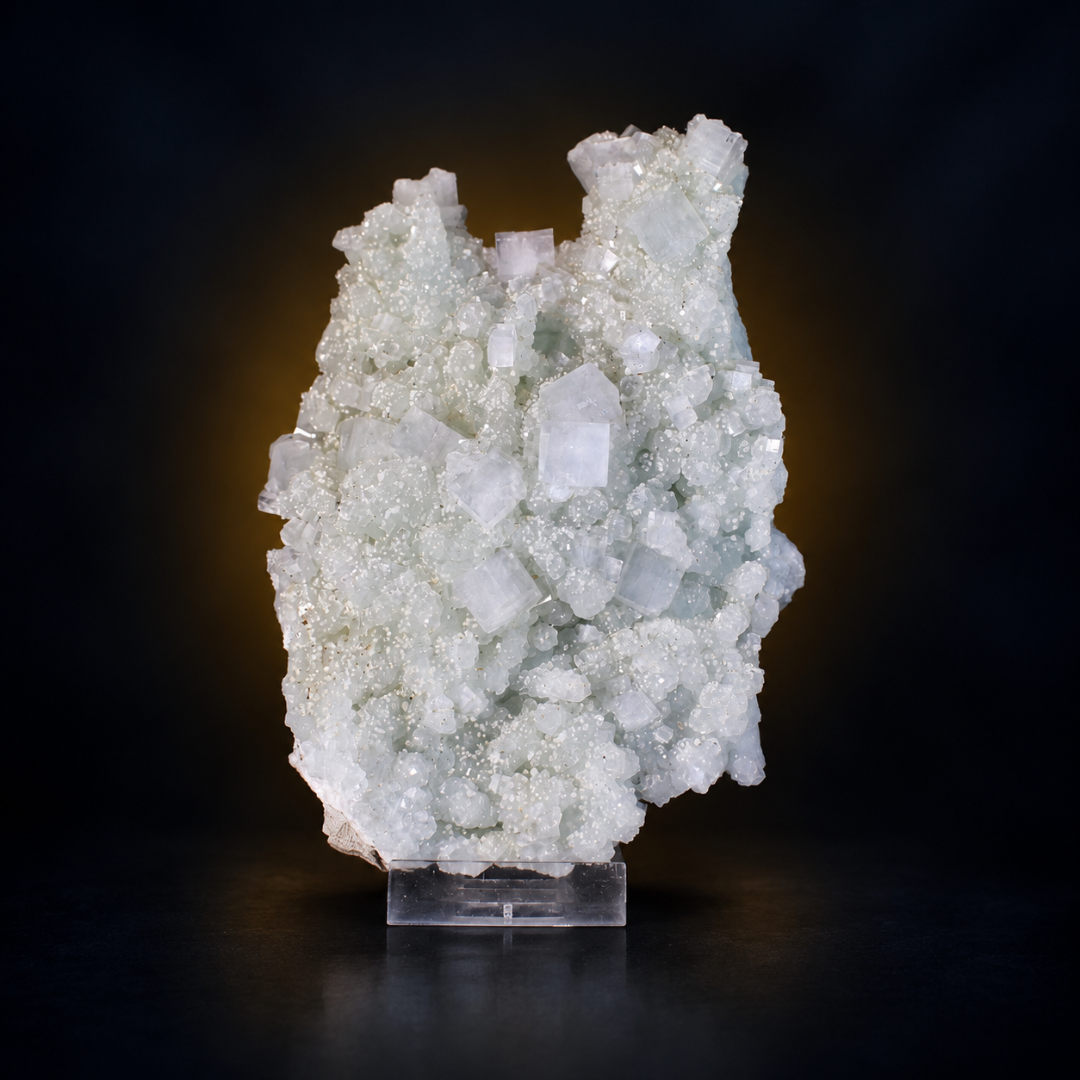 Natural Green Apophyllite Crystal Specimen – 530g