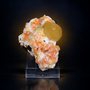 Natural Stilbite with Calcite Mineral Specimen – 80g