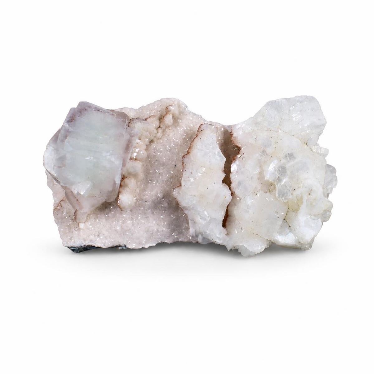 Natural Pink Apophyllite & Stilbite Crystal Cluster 9×5×4 cm
