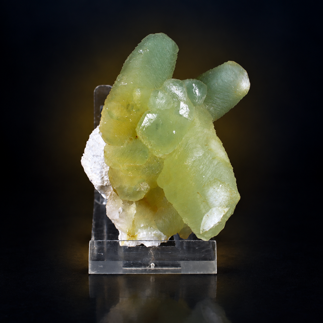 Natural Green Crystal Cluster Mineral Specimen – 130g