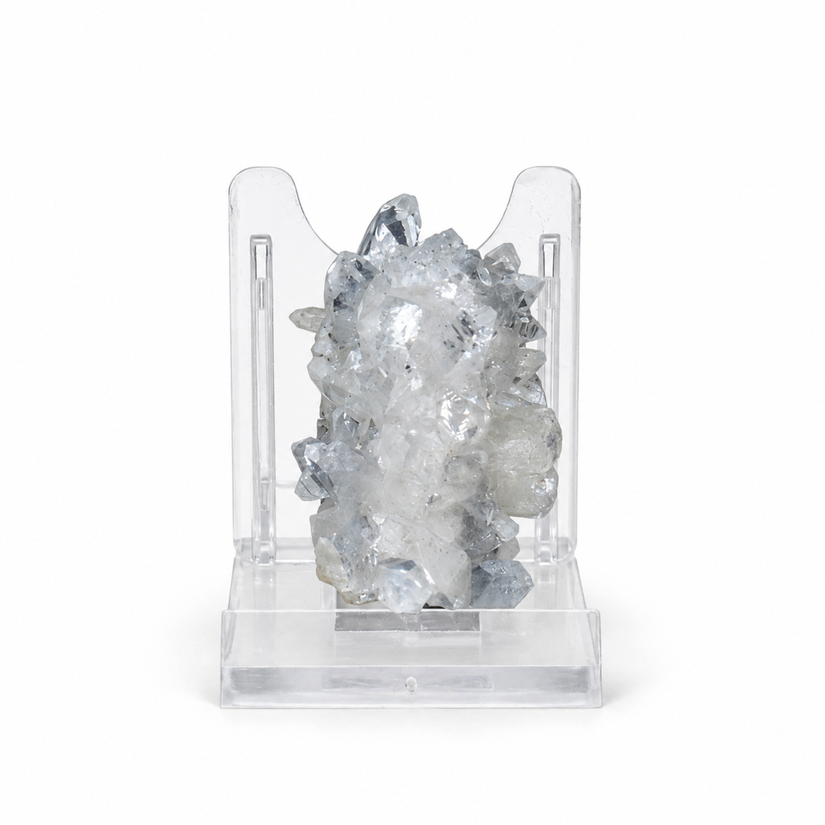 Natural Apophyllite with Stilbite Crystal Cluster – 40 g
