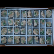 Natural Apophyllite with Heulandite Matrix Mineral Specimen Lot – 32 Pieces from India