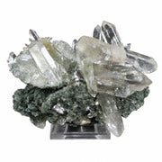 Natural Chlorite Quartz Crystal Cluster  17 × 13 × 8 cm 920 g