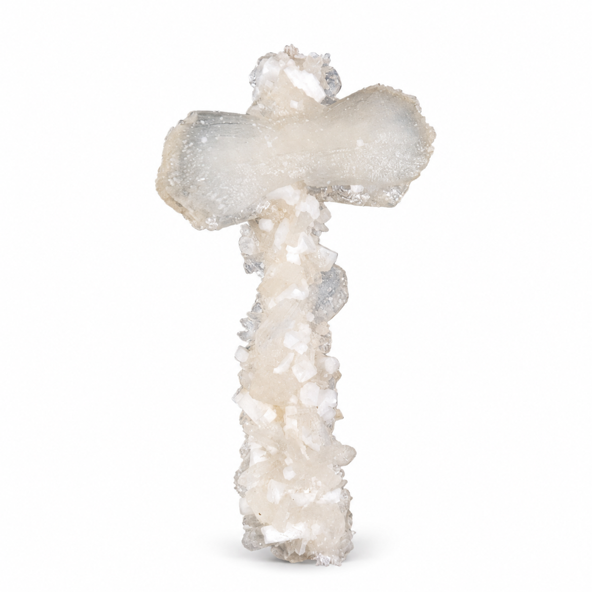 Natural Stilbite with Heulandite Crystal Cluster – 20 g