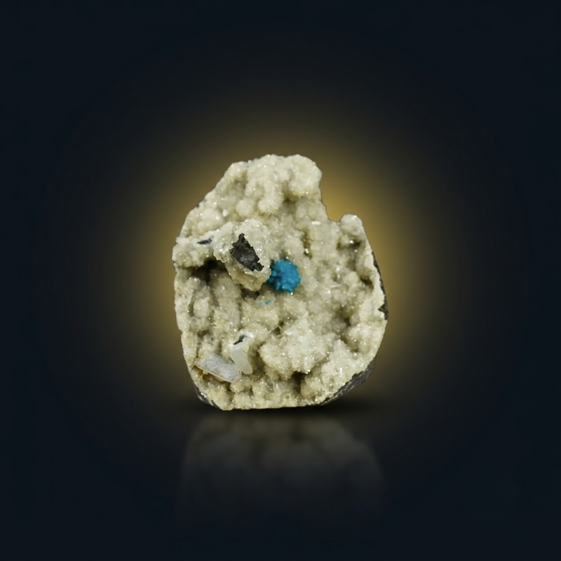 Natural Cavansite Crystal Matrix – Mineral Specimen from India