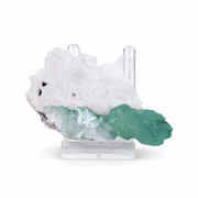 Natural Green Apophyllite with Stilbite Matrix – 60 g