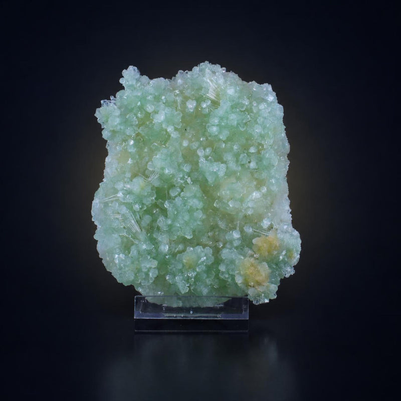 Natural Green Apophyllite Crystal Matrix Mineral Specimen from India | 826 gm | 16 × 16 × 4 cm