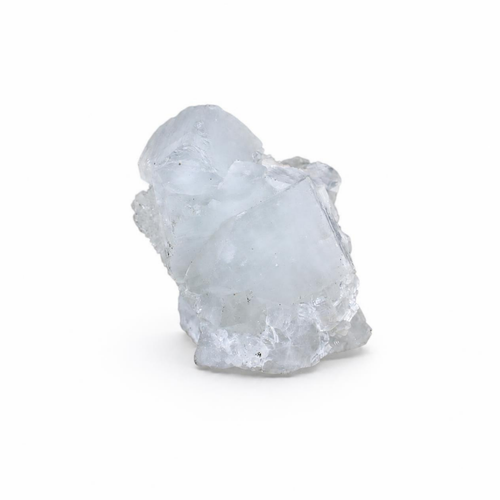 Apophyllite on White Quartz Crystal Specimen Natural Indian Mineral 130g