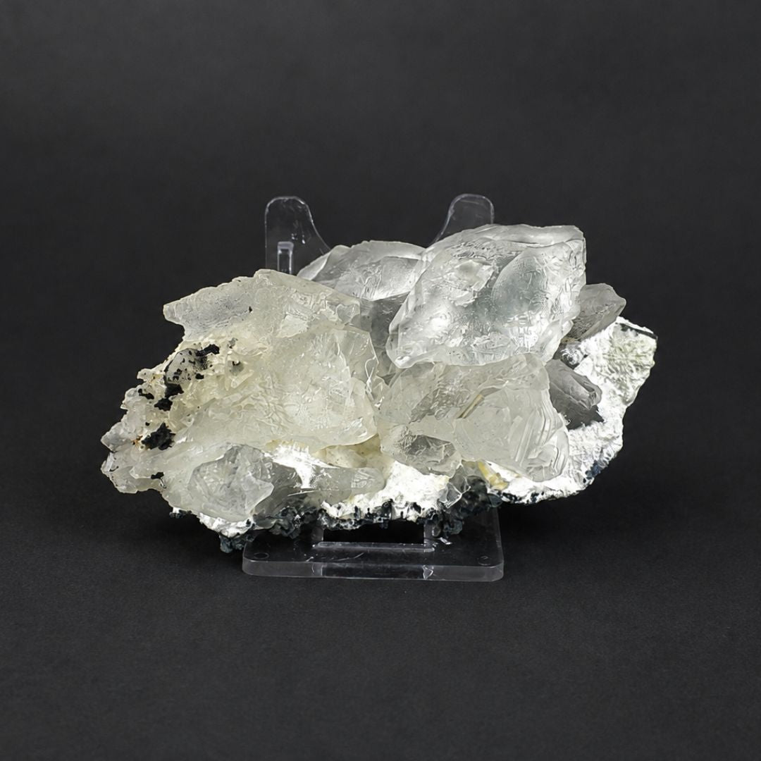 Clacite Mineral 130g 10x6x3cm Blocky on Yes Matrix Raw Crystal Specimen