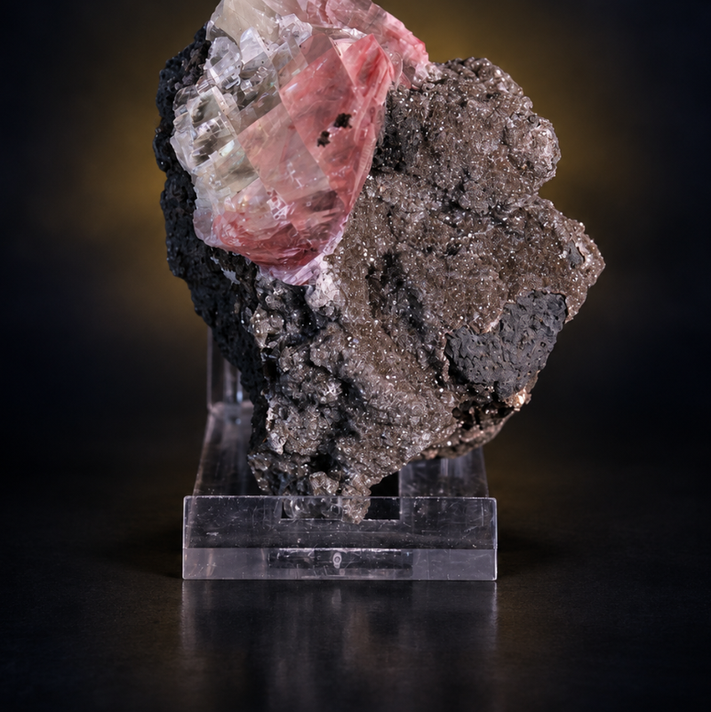 Natural Calcite Crystal Mineral Specimen – India