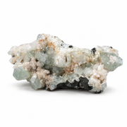 Natural Green Apophyllite with Heulandite Crystal Specimen | 13×5×4 cm | 300g