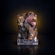 Natural Pink Calcite Crystal Mineral Specimen – India