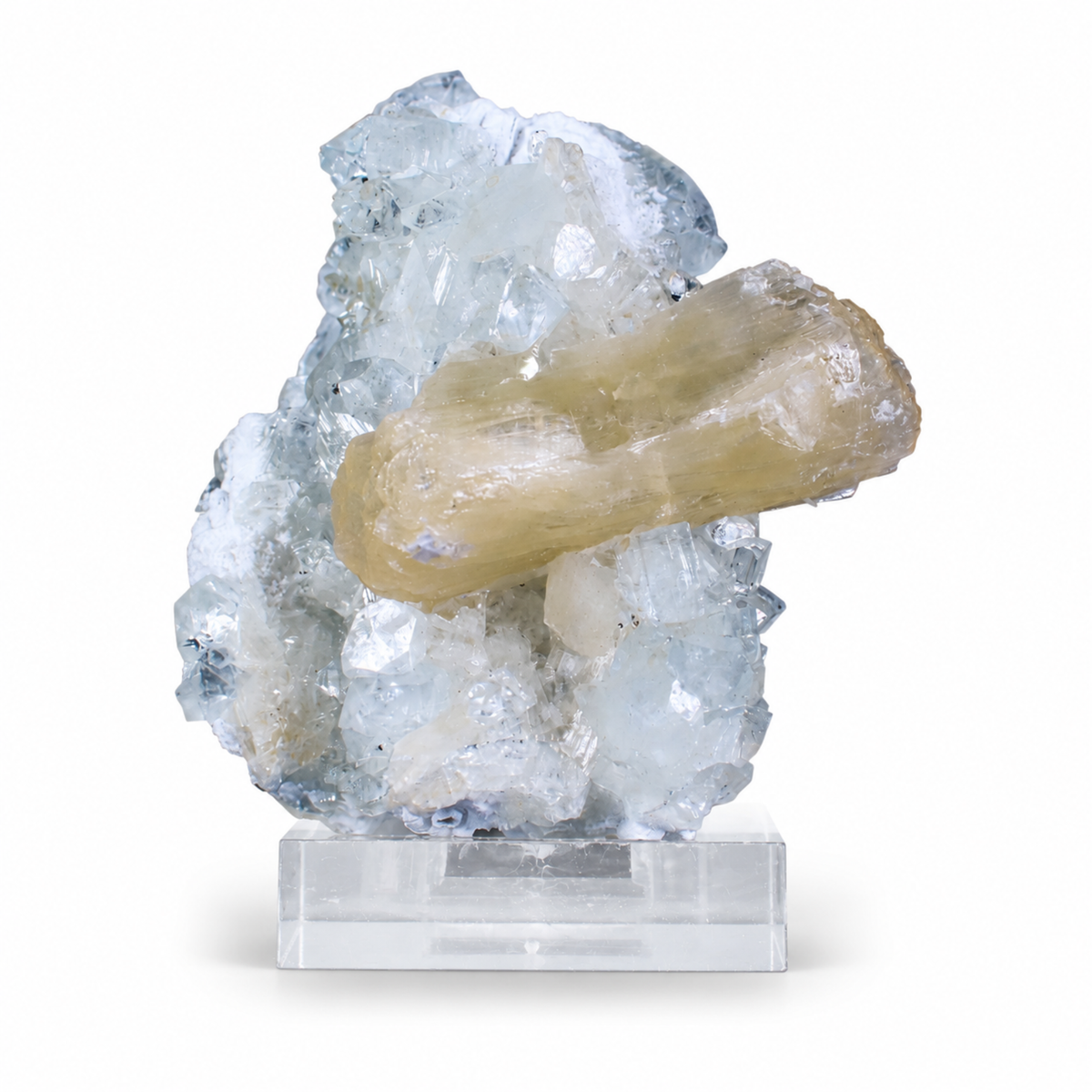 Stilbite on Heulandite Crystal Cluster 8×6×4 cm | 115g