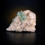 Natural Green Apophyllite, Stilbite with Heulandite Crystal Specimen – India