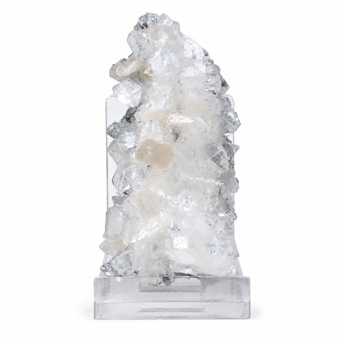 Stilbite & Apophyllite Crystal Cluster | 8 × 5 × 4 cm | 100 g