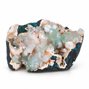 Natural Green Apophyllite with Stilbite and Heulandite Matrix – 170 g
