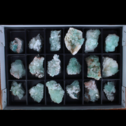 Natural Green Apophyllite Crystal Lot – 18 Pieces from India
