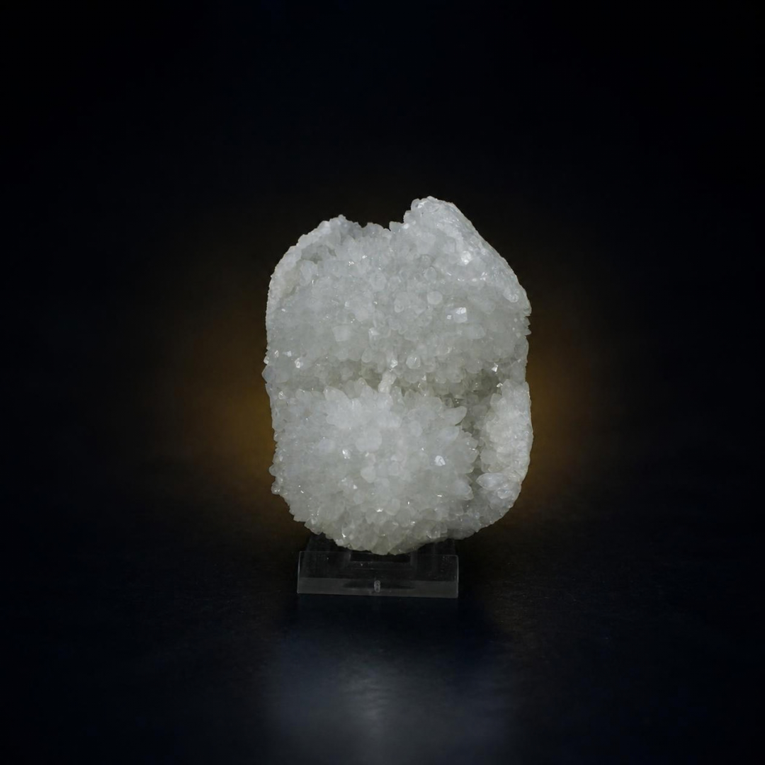 Natural Quartz Crystal Mineral Specimen – India
