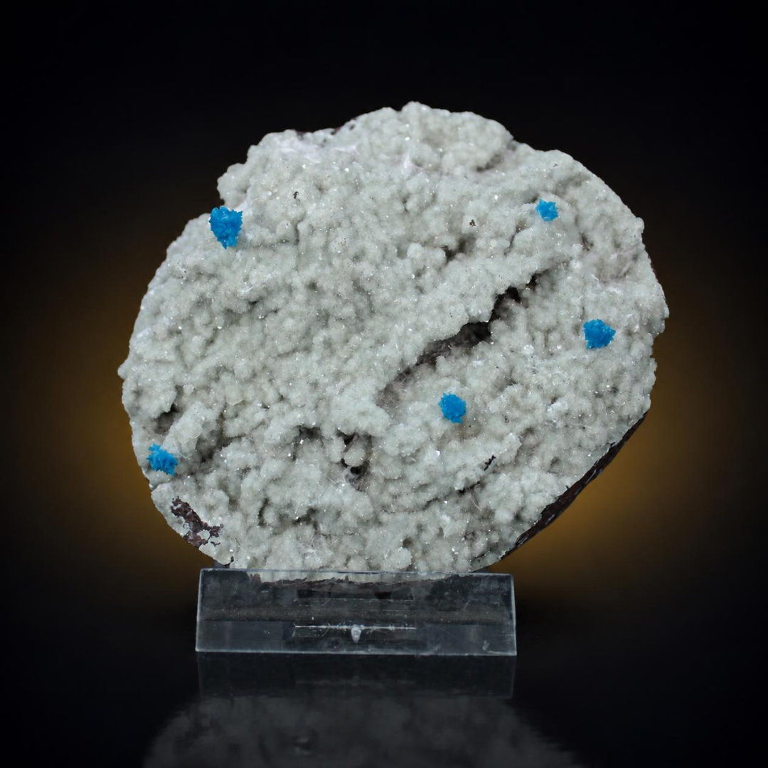 Natural Cavansite Crystal Matrix – Mineral Specimen from India