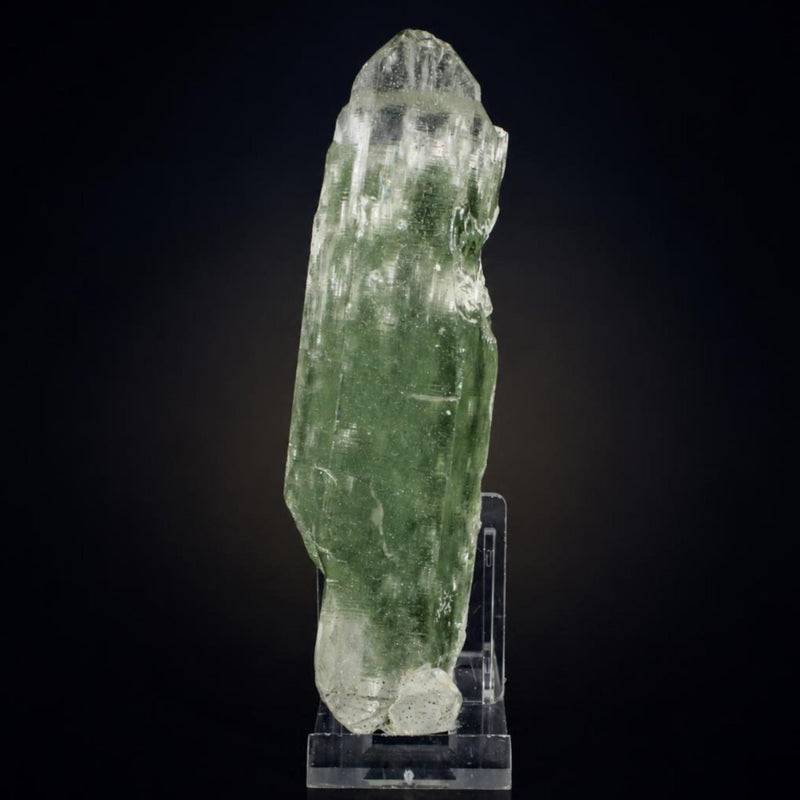 Green Himalayan Quartz Prismatic Crystal | 300 g | 11 × 4 × 3 cm