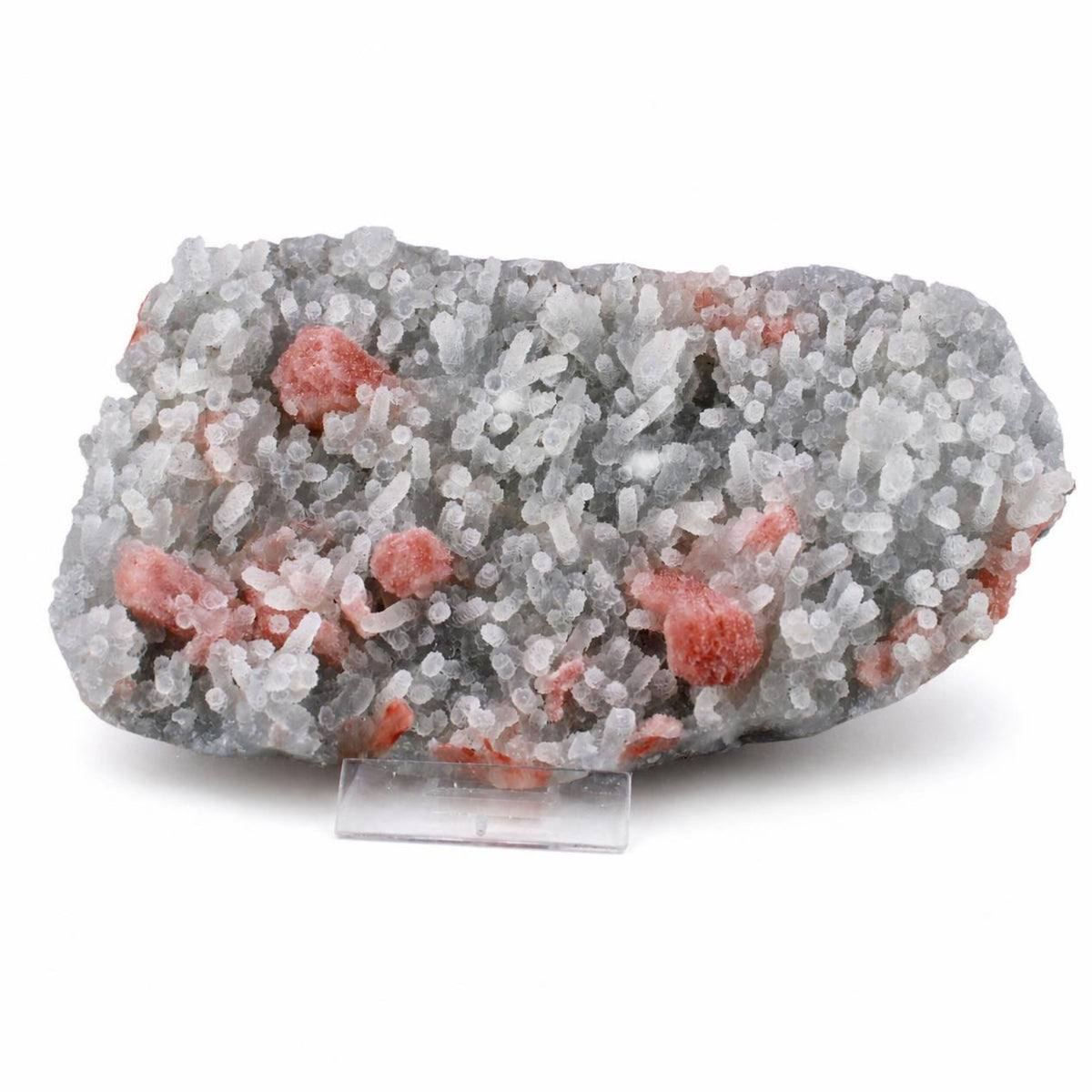 Natural Chalcedony Crystal Matrix Mineral Specimen from India 360 gm 15 × 8 × 2 cm
