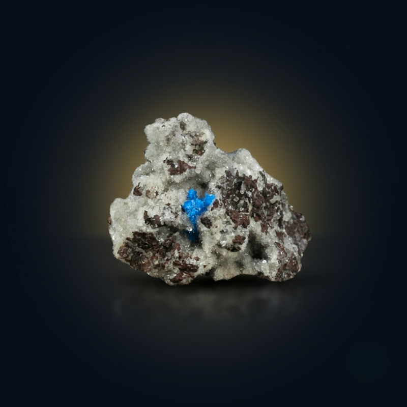 Natural Cavansite Crystal Matrix – Mineral Specimen from India