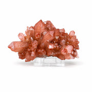 Natural Red Hematoid Quartz Mineral Specimen 9 × 7 × 6 cm 240 g