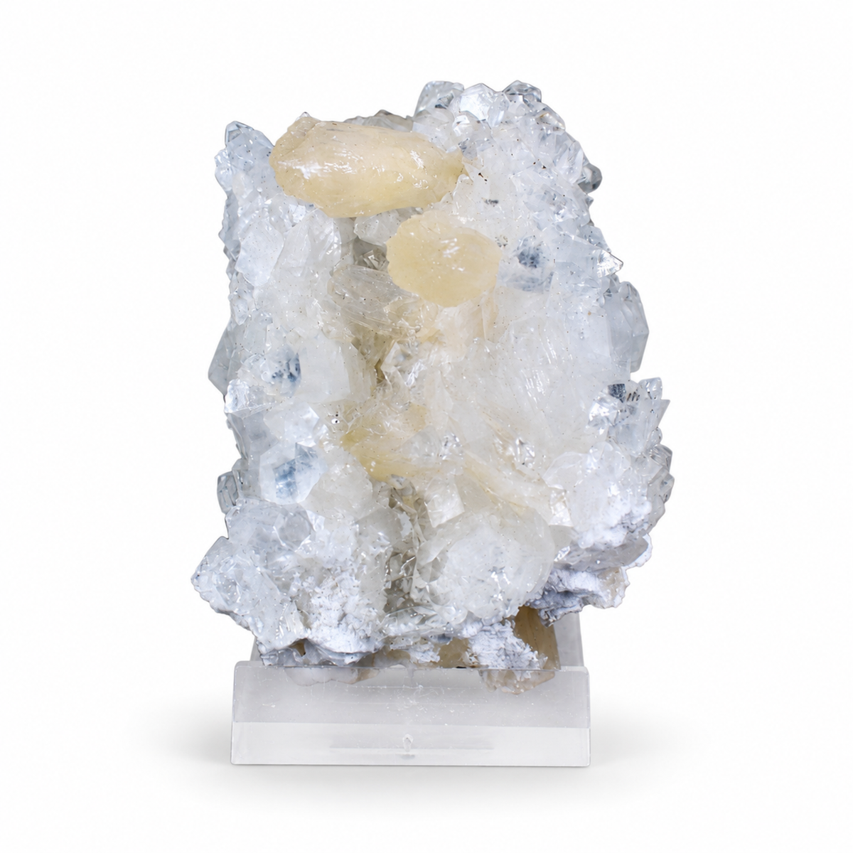 Stilbite on Heulandite Crystal Cluster 9×6×4 cm | 140g
