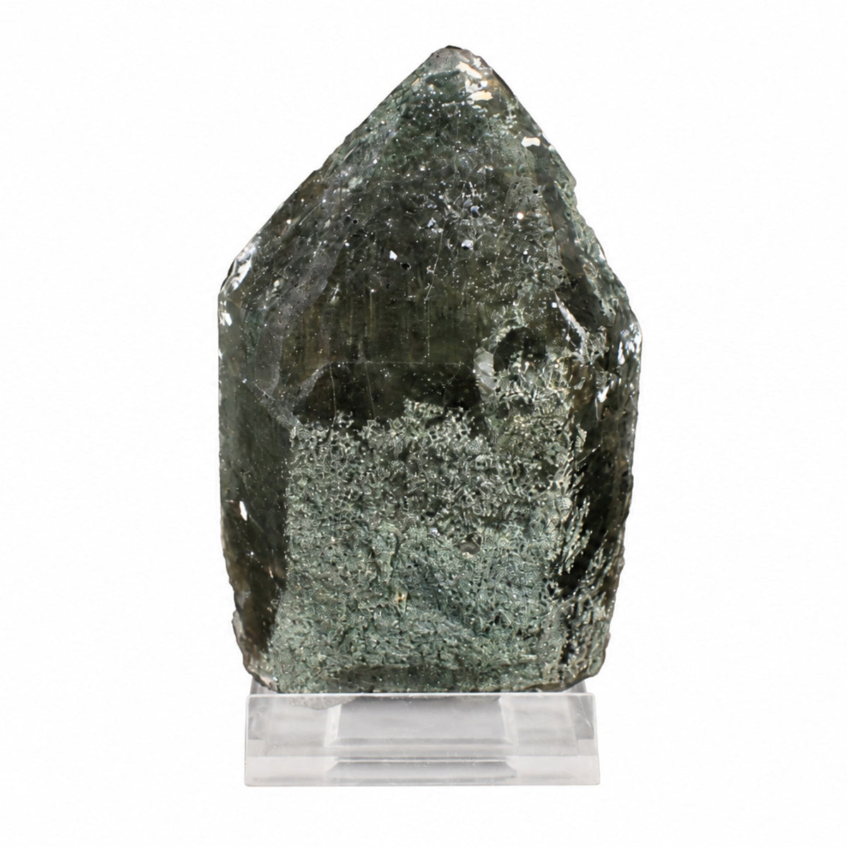 Natural Green Phantom Quartz Mineral Specimen 12 × 8 × 6 cm 650 g