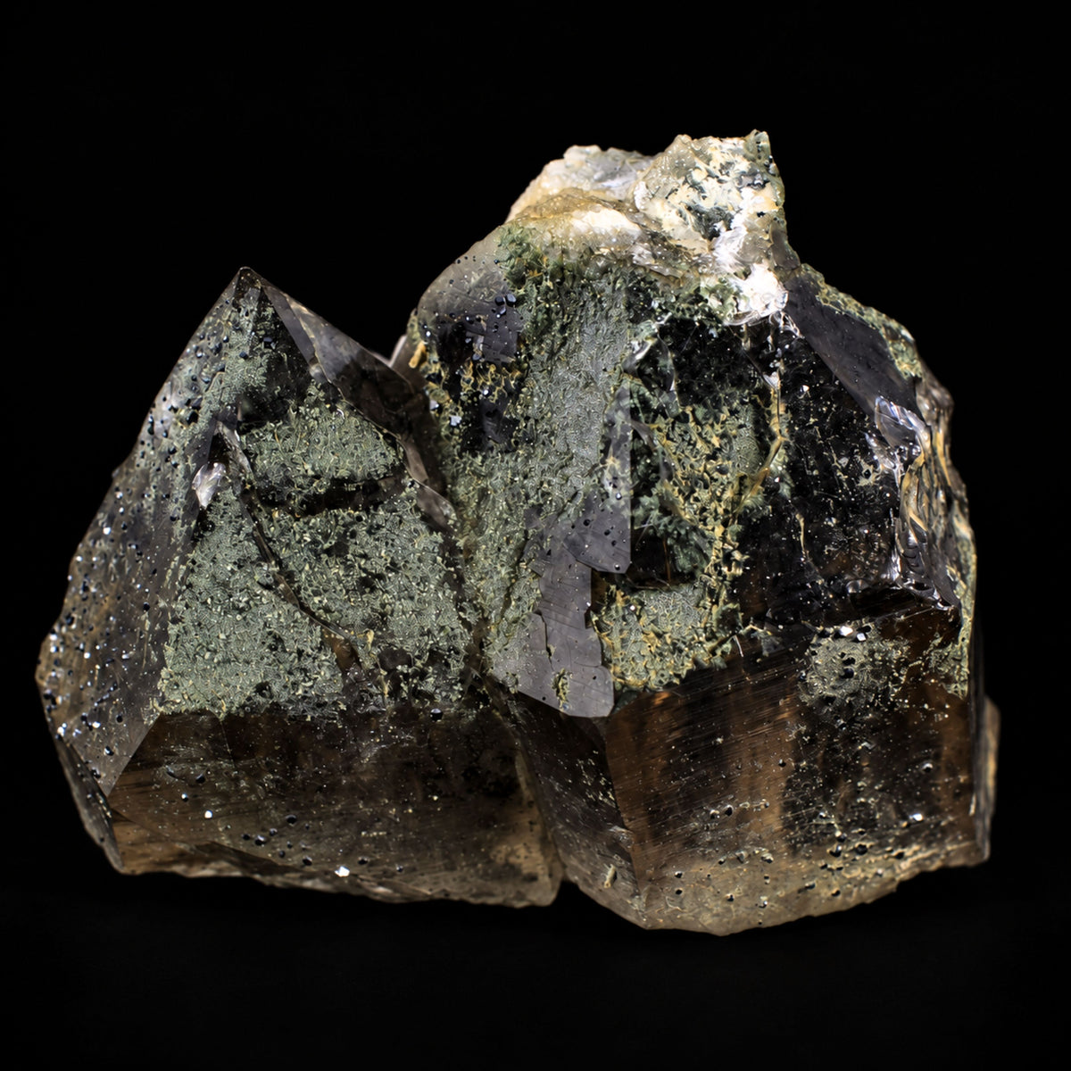 Natural Smoky Quartz Crystal Cluster 13 × 12 × 7 cm 1360 g