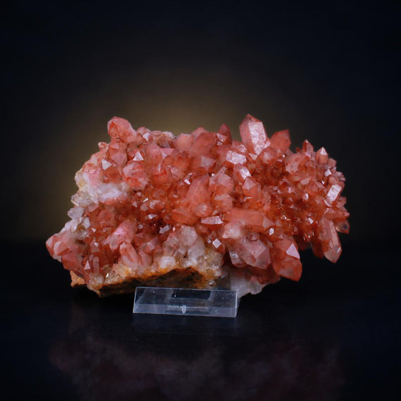 Natural Red Hematoid Quartz Mineral Specimen  13 × 9 × 4 cm, 510 g