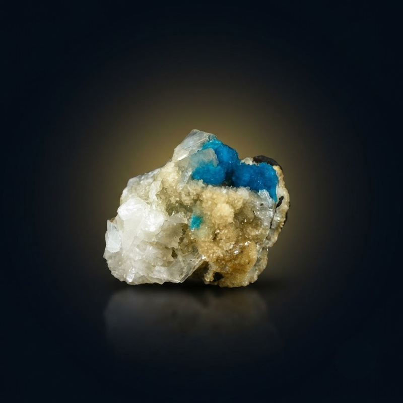 Natural Cavansite Crystal Matrix – Mineral Specimen from India