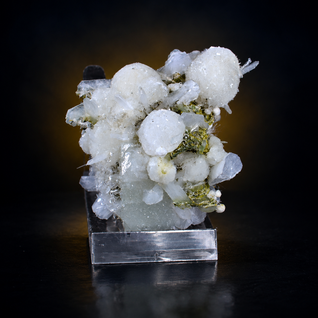 Natural Apophyllite with Heulandite Crystal Specimen – 90g