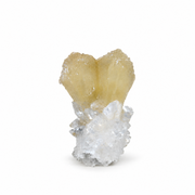 Natural Stilbite with Apophyllite Crystal Cluster