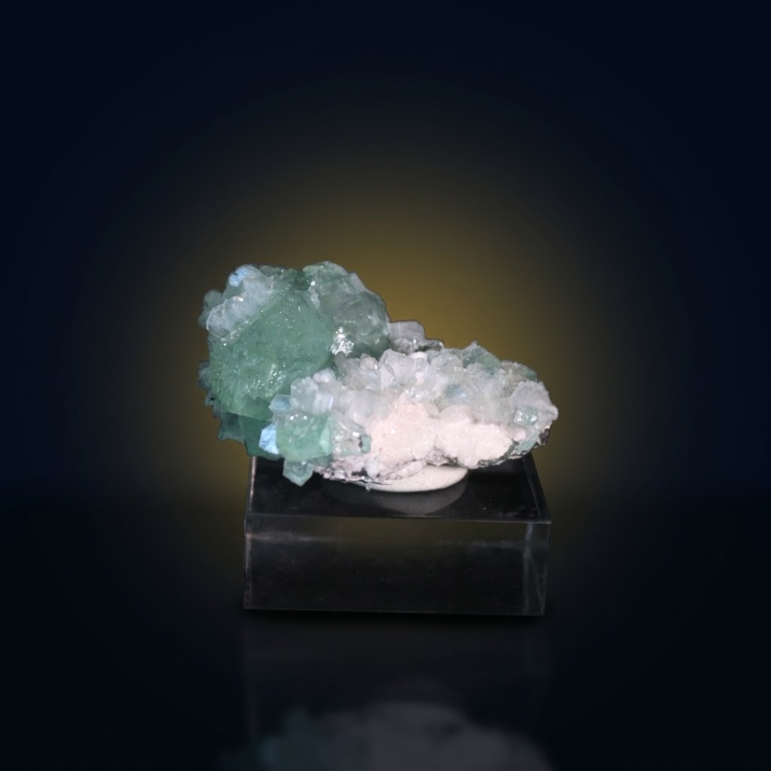 Natural Apophyllite Heulandite Crystal Matrix – Mineral Specimen from India