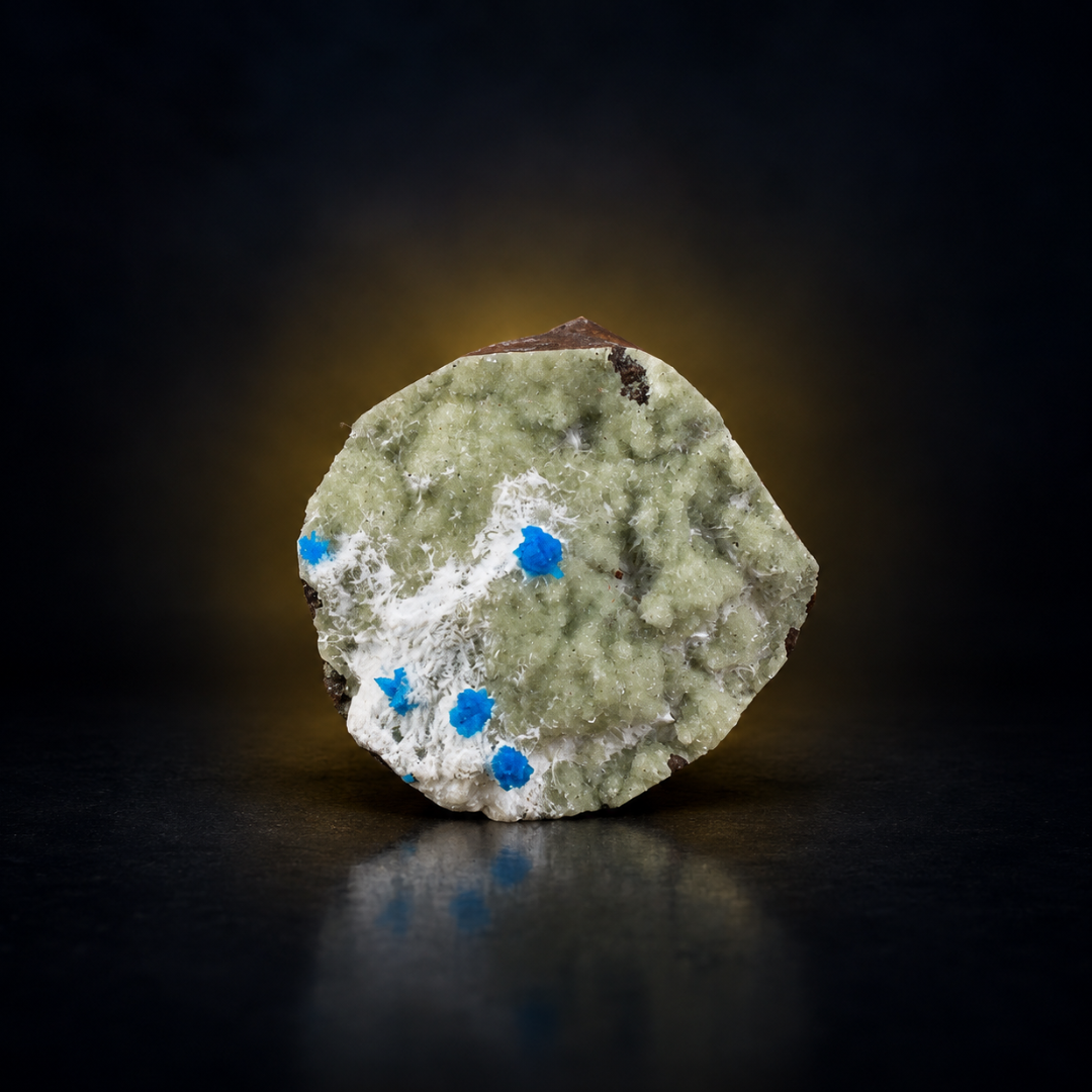 Natural Cavansite Crystal Matrix – Mineral Specimen from India