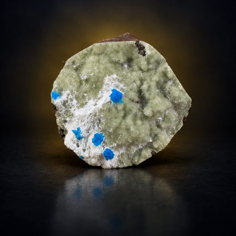 Natural Cavansite Crystal Matrix – Mineral Specimen from India