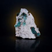 Green Apophyllite on Heulandite Matrix · 160 g · 7 × 6 × 5 cm · India