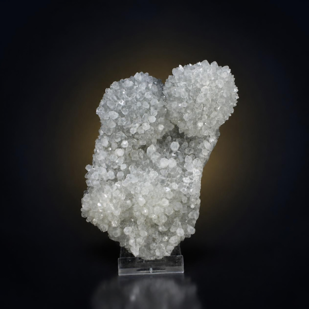 Natural Quartz Crystal Mineral Specimen – India