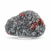 Natural Chalcedony Crystal Matrix Mineral Specimen from India 310 gm 13 × 9 × 2 cm