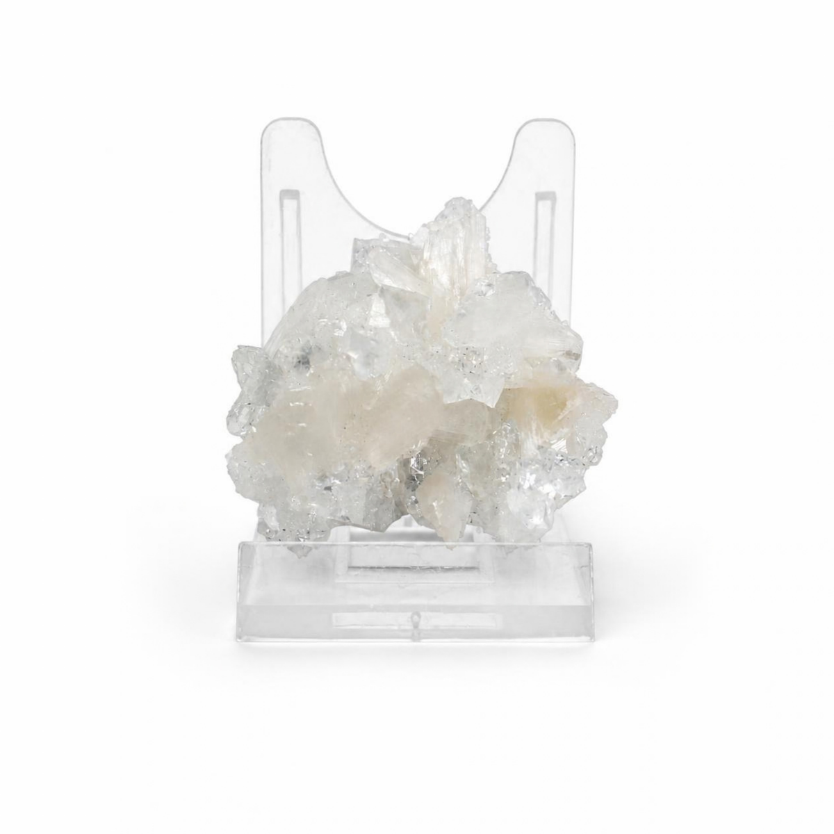 Natural Apophyllite with Stilbite Crystal Cluster – 30 g