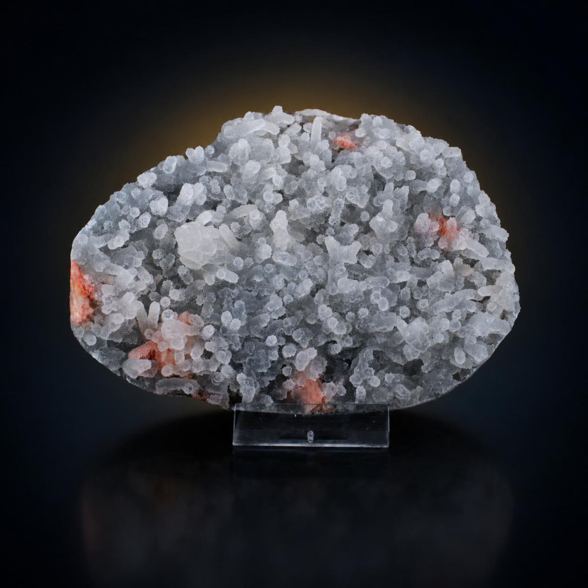 Natural Chalcedony Crystal Matrix Mineral Specimen from India 252 gm 12 × 9 × 2 cm