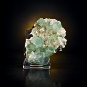 Natural Green Apophyllite with Stilbite Mineral Specimen – 130g